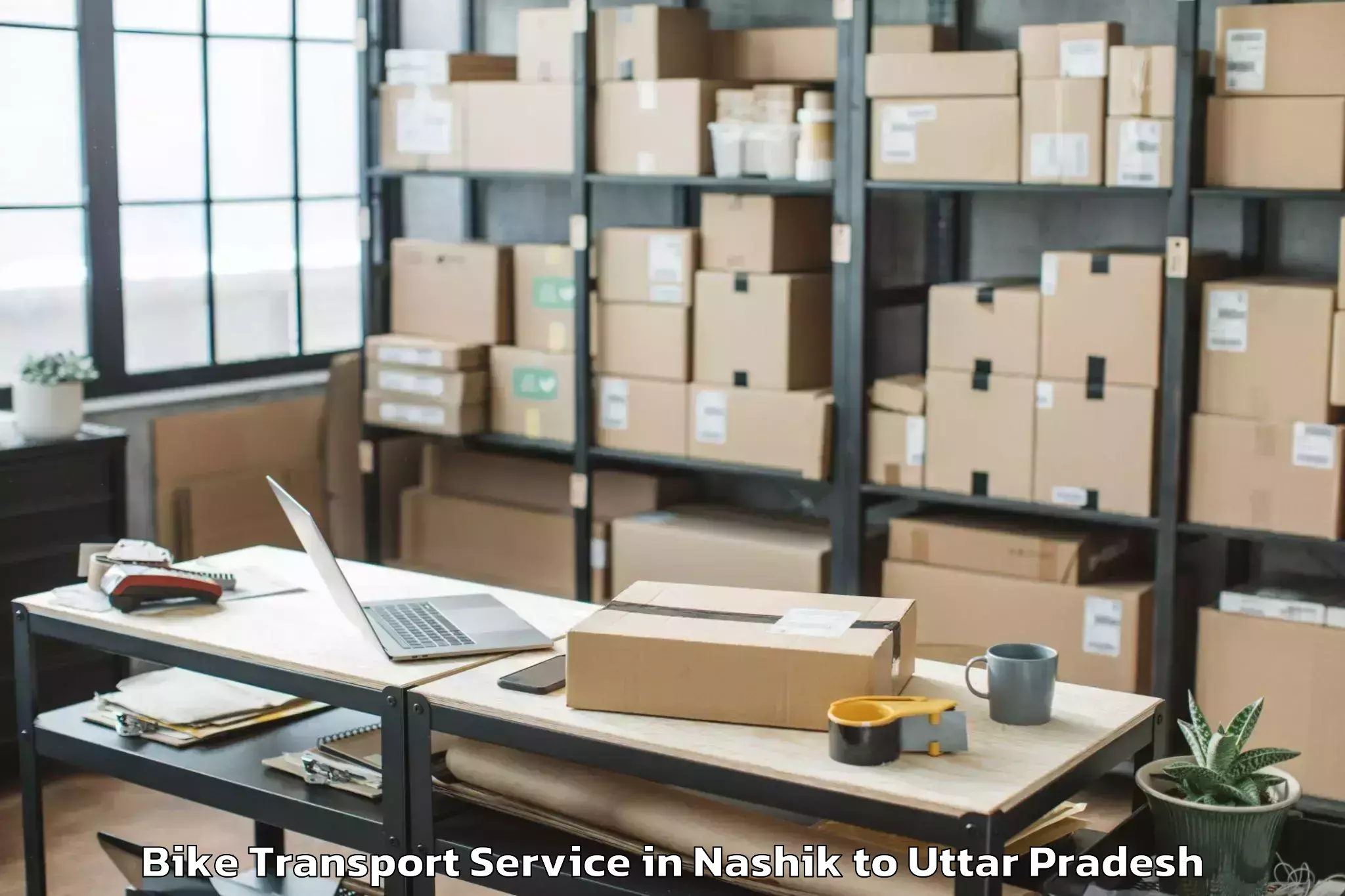 Top Nashik to Bahraich Bike Transport Available